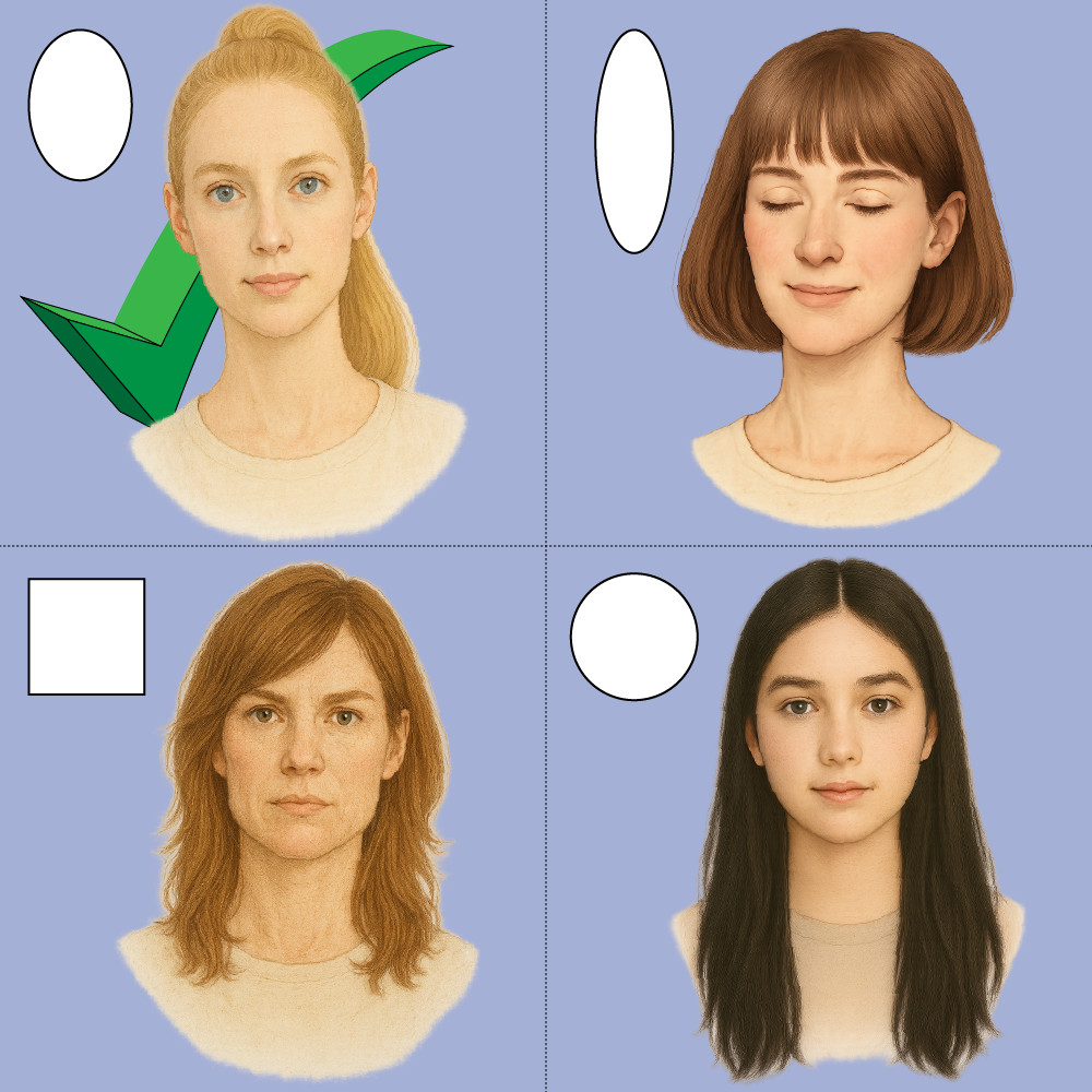 Gesichtsformen im Überblick